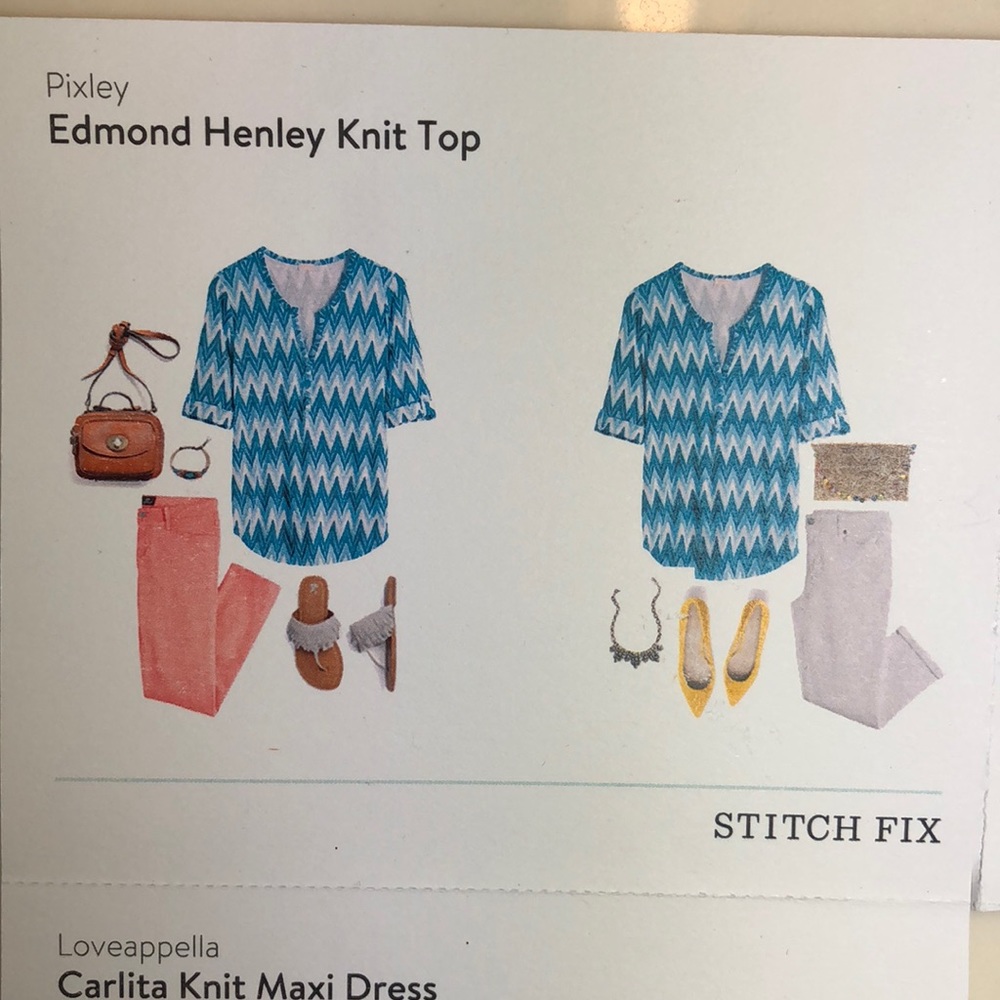 Pixley Edmond Henley Knit Top size XL
